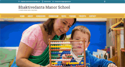 Desktop Screenshot of bhaktivedantamanorschool.co.uk